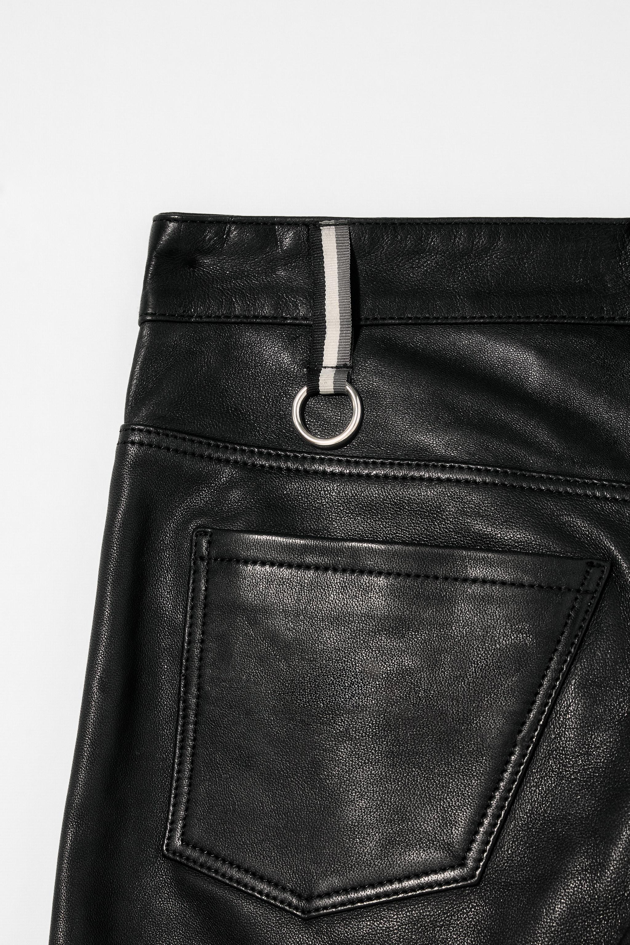 LEATHER PANTS BOBBY GILLESPIE X ZARA